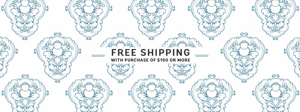 free shipping with purchase of 150 or more